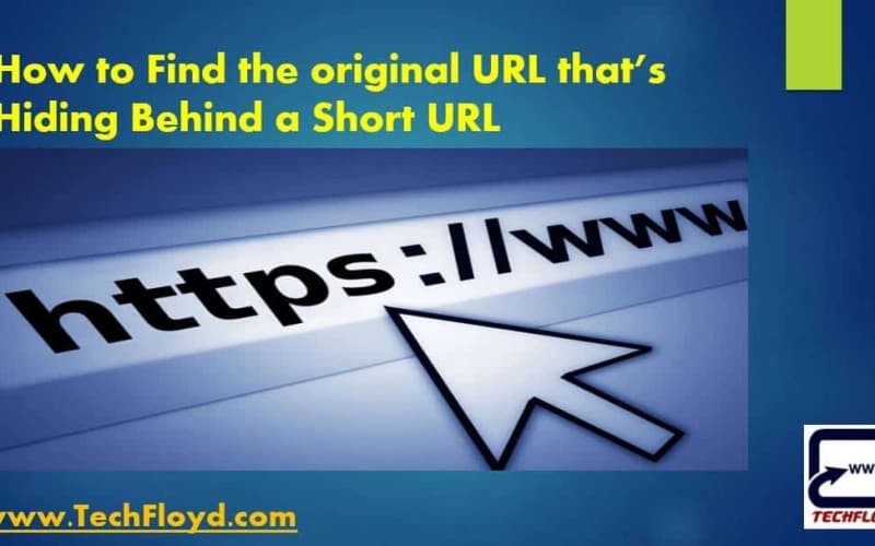 How to Find the original URL that’s Hiding Behind a Short URL