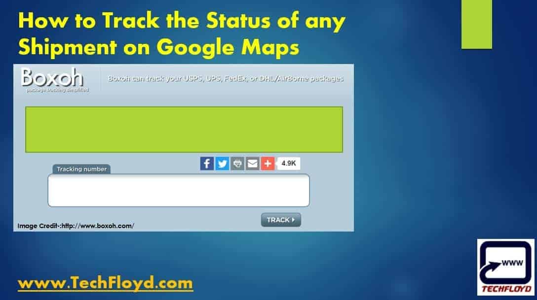 Tracking system for FedEx, UPS, USPS parcels with plotting on the Google  maps