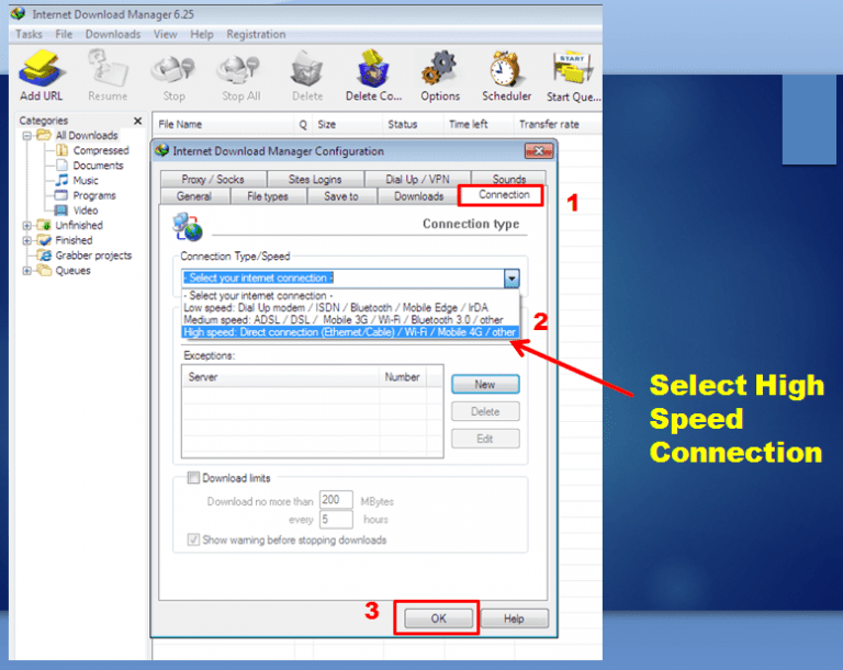free download manager speed up