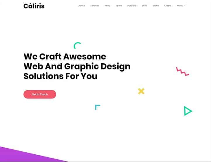 caliris theme for marketers