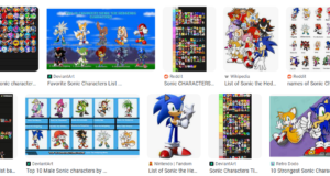 Best List of Characters of Sonic the Hedgehog