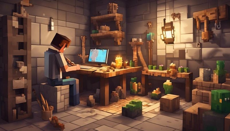 crafting minecraft character stories