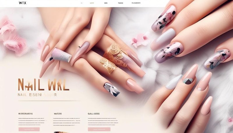 creating a nail salon website
