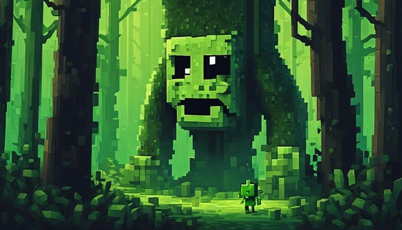 creeper iconic minecraft character