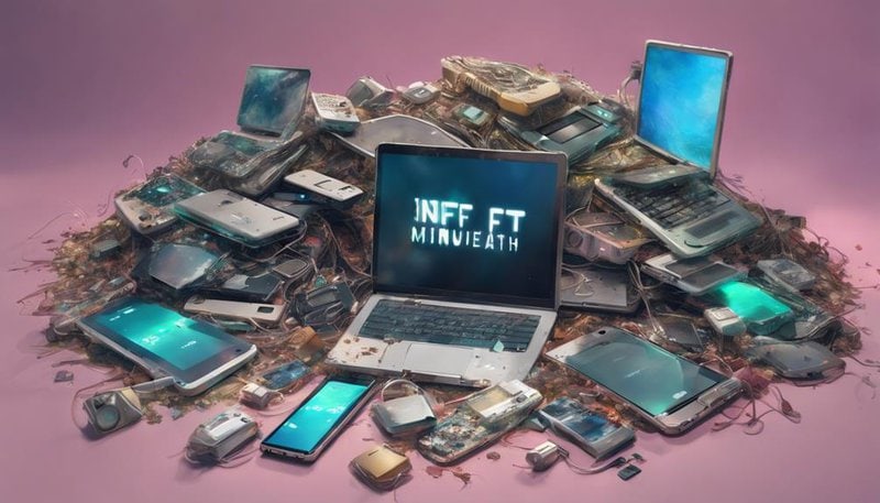 digital waste from minting
